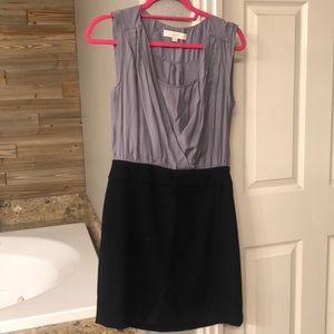 Black and gray Loft dress